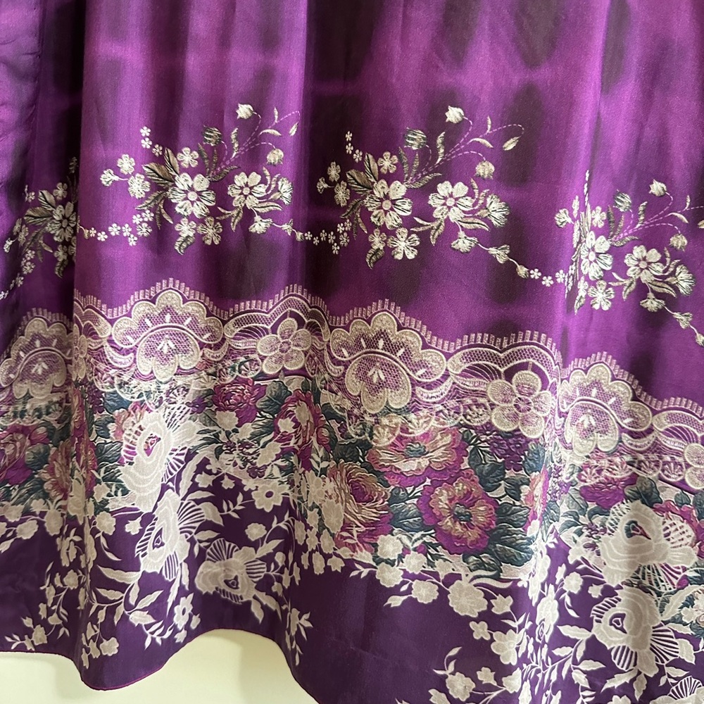 Pakistani Designer Silk Dress 3Pc - Picture 7 of 10